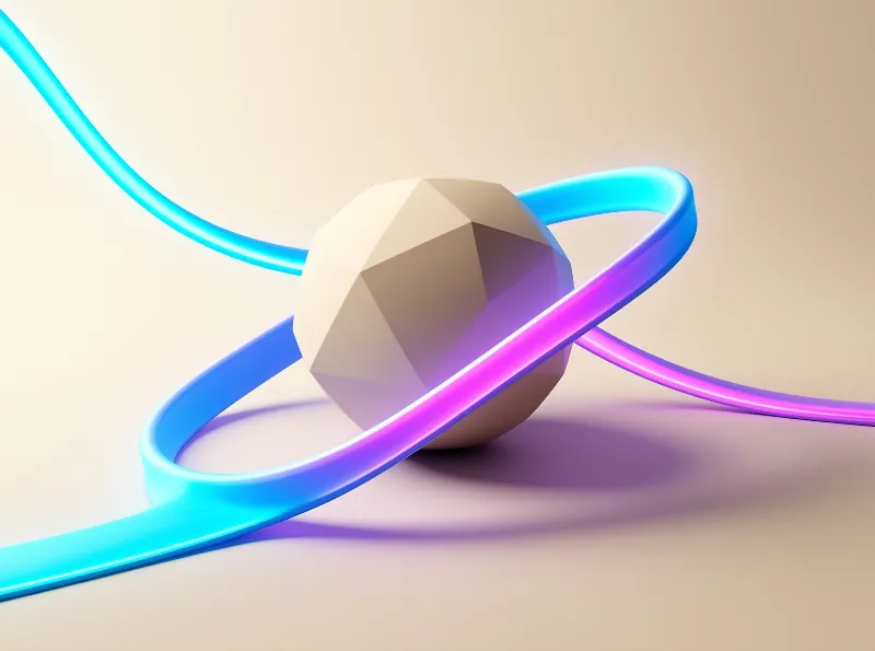 Abstract 3D Sphere Render