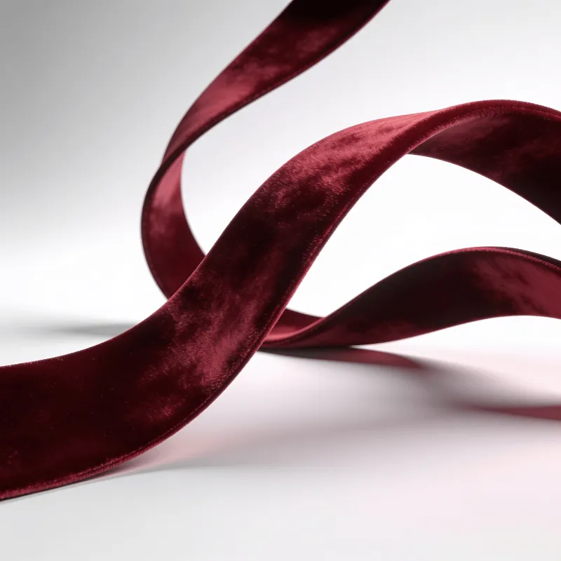Velvet, Bold Curved Ribbon