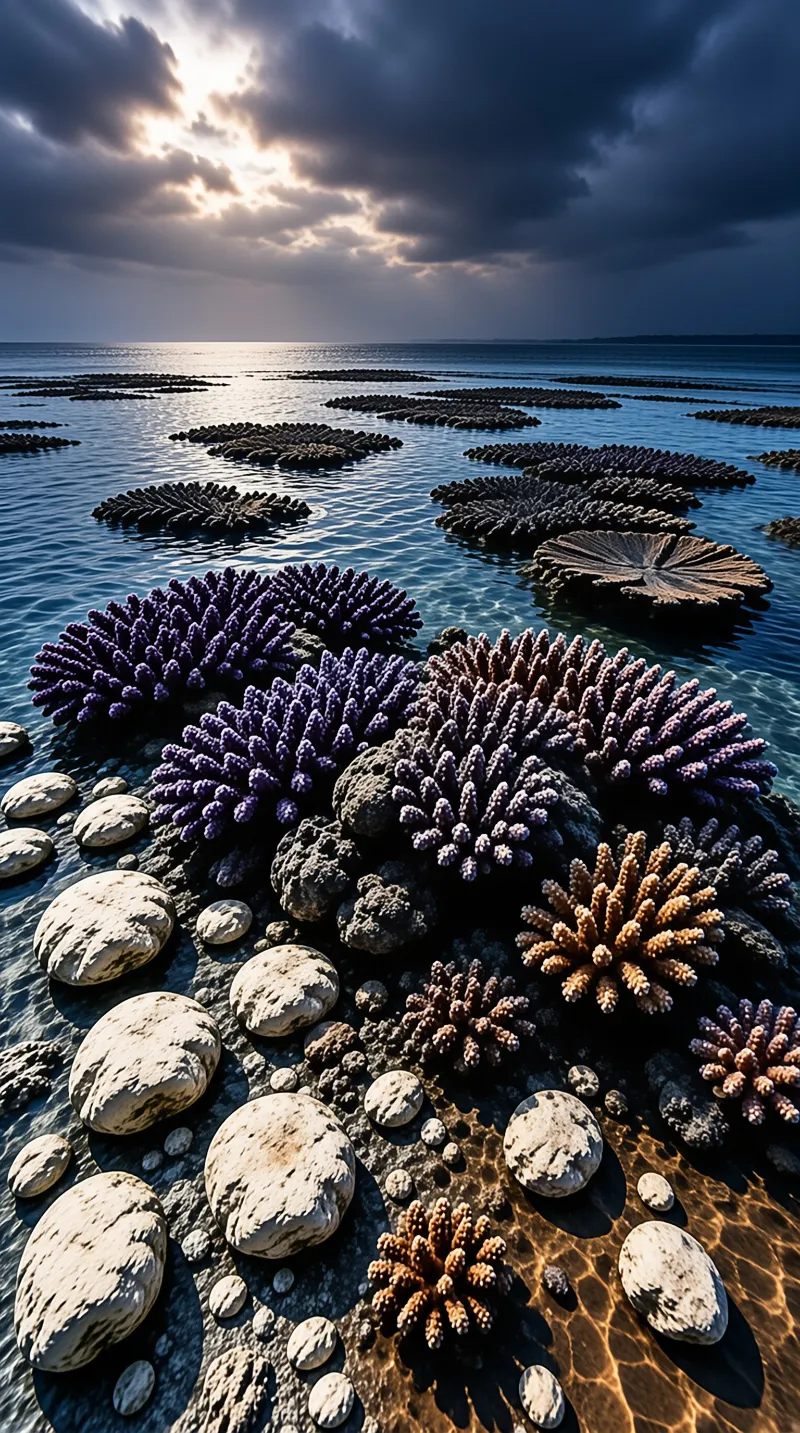 Shallow Reef at Sunset