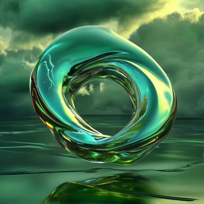 Abstract Liquid Ring