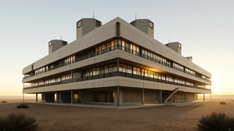 Modern Desert Building