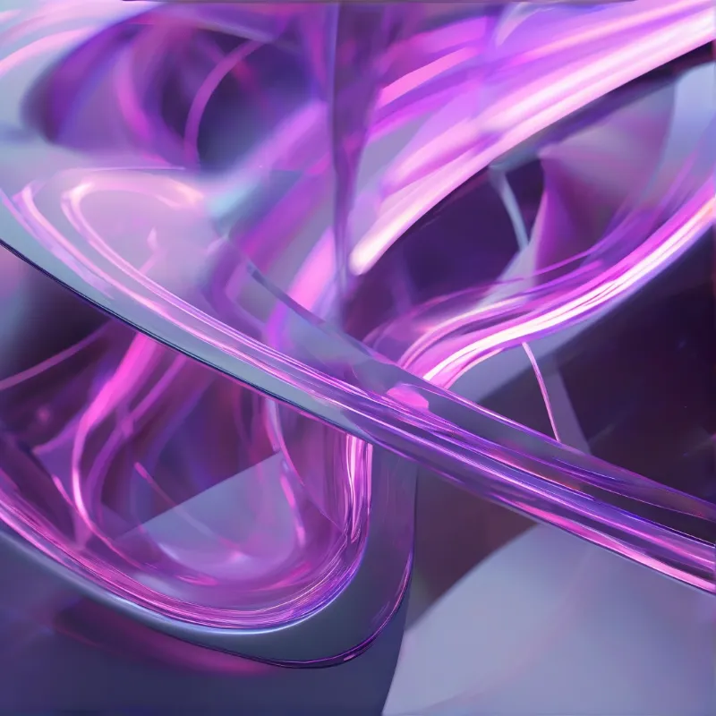 Abstract Purple Flow