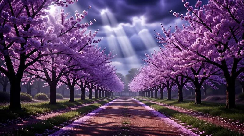 Purple Blossom Avenue