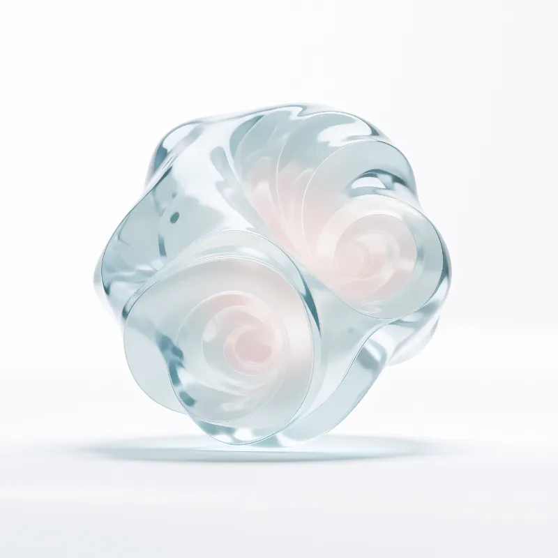 Abstract Translucent Spiral