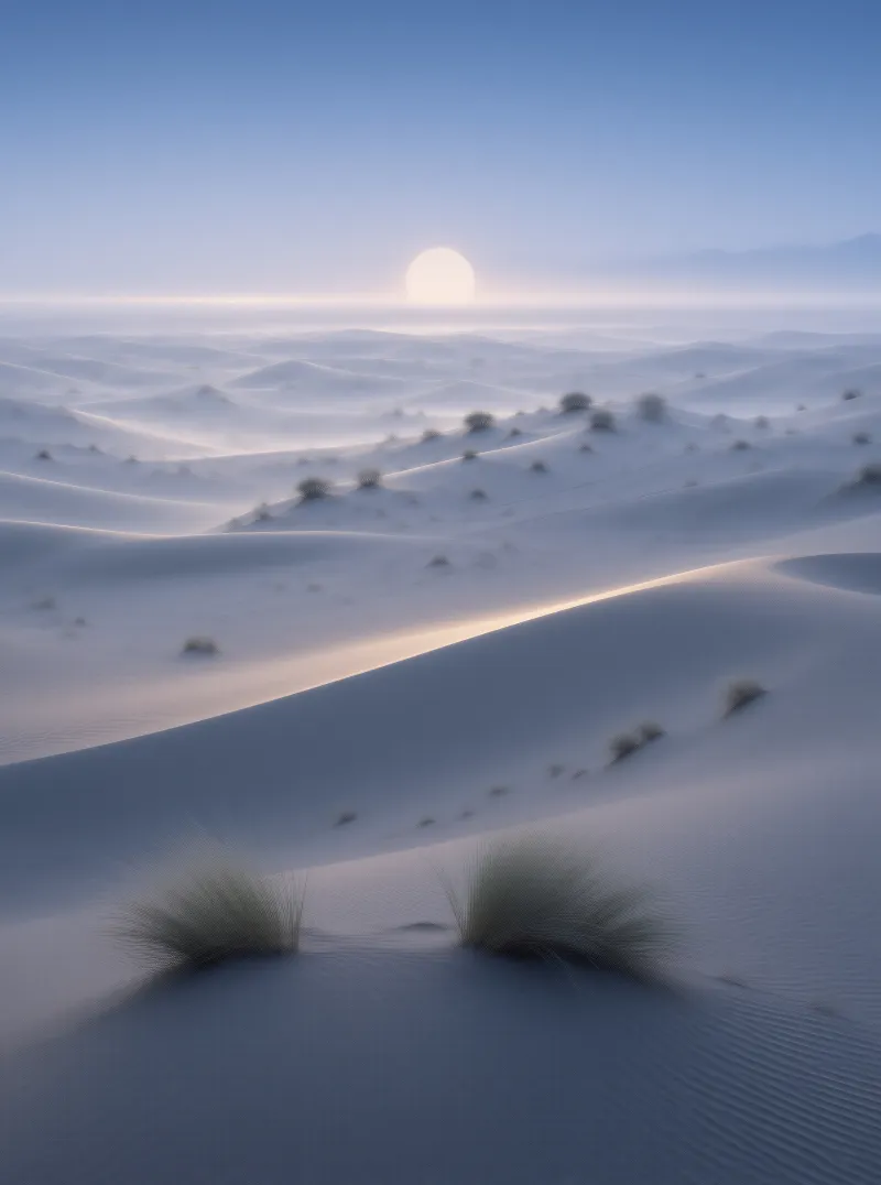 Desert Dunes at Sunrise