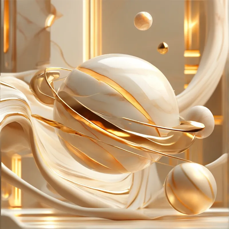 Abstract Golden Spheres