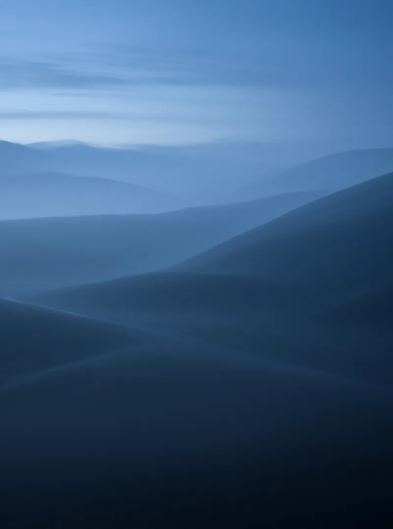 Serene Blue Dunes