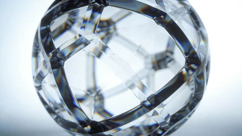 Futuristic Geometric Sphere