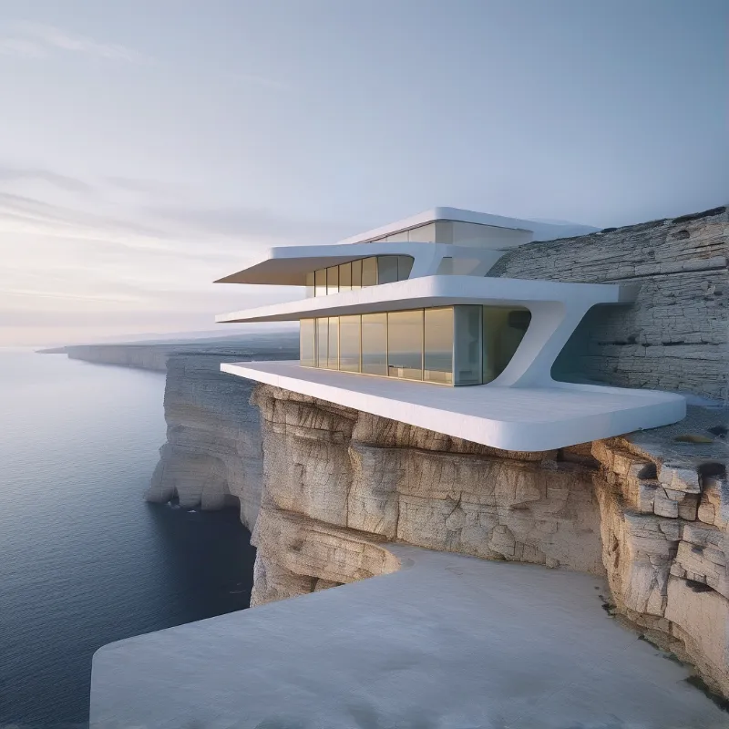 Modern Cliffside Architecture