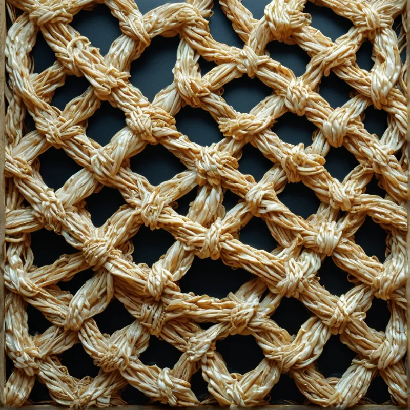 Woven Fiber Diamond Mesh