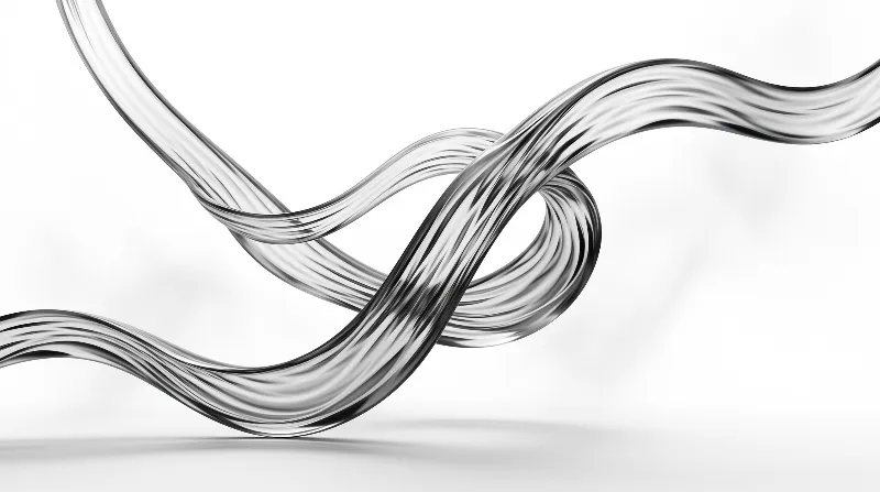 Abstract Flowing Ribbons