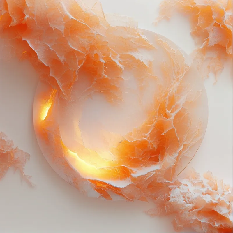 Glowing Organic Sphere