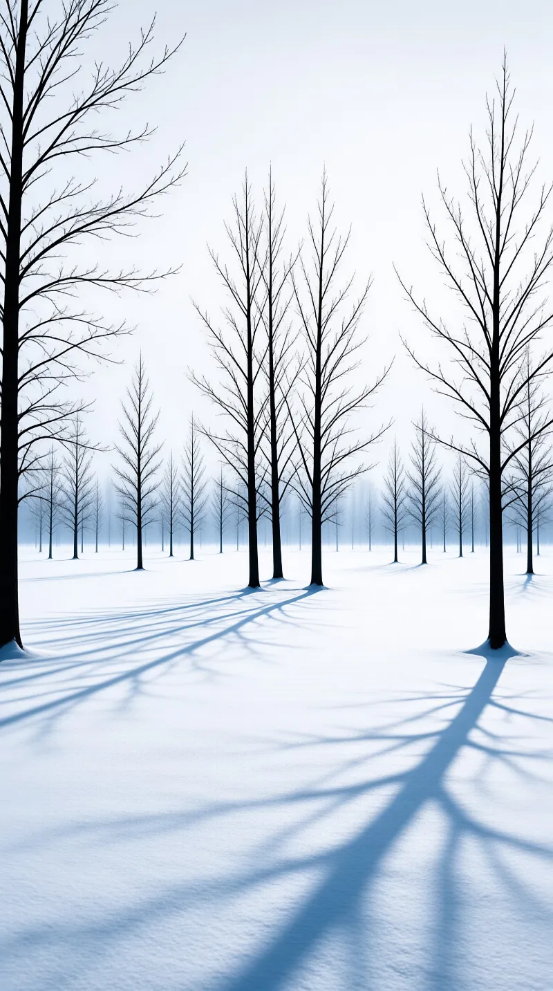 Winter Forest Shadows