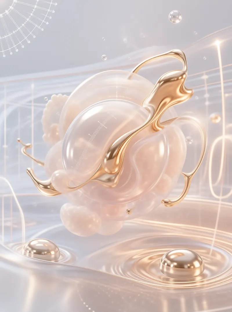 Rose Gold Liquid Chrome Orb — Gloss Study
