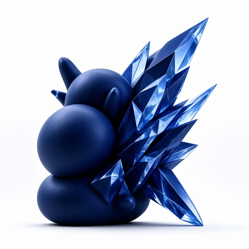 Blue Crystal Creature