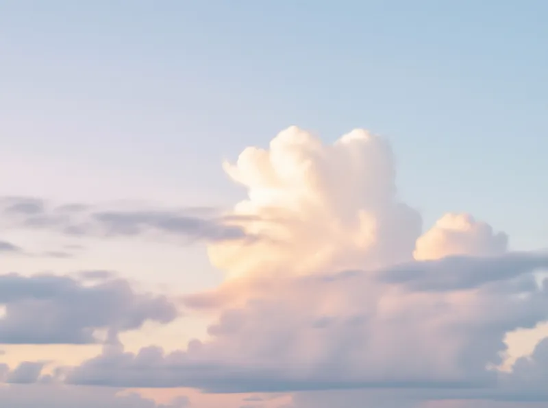 Soft Clouds in Sky