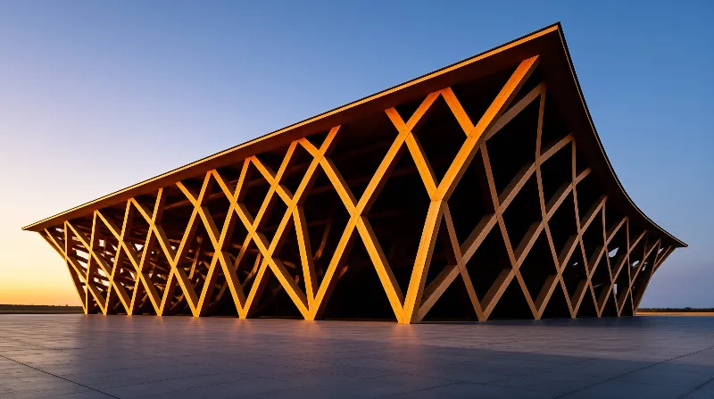 Modern Wooden Pavilion