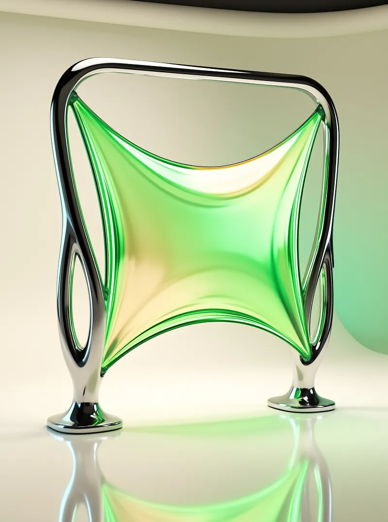 Minimalist Curved Sculpture