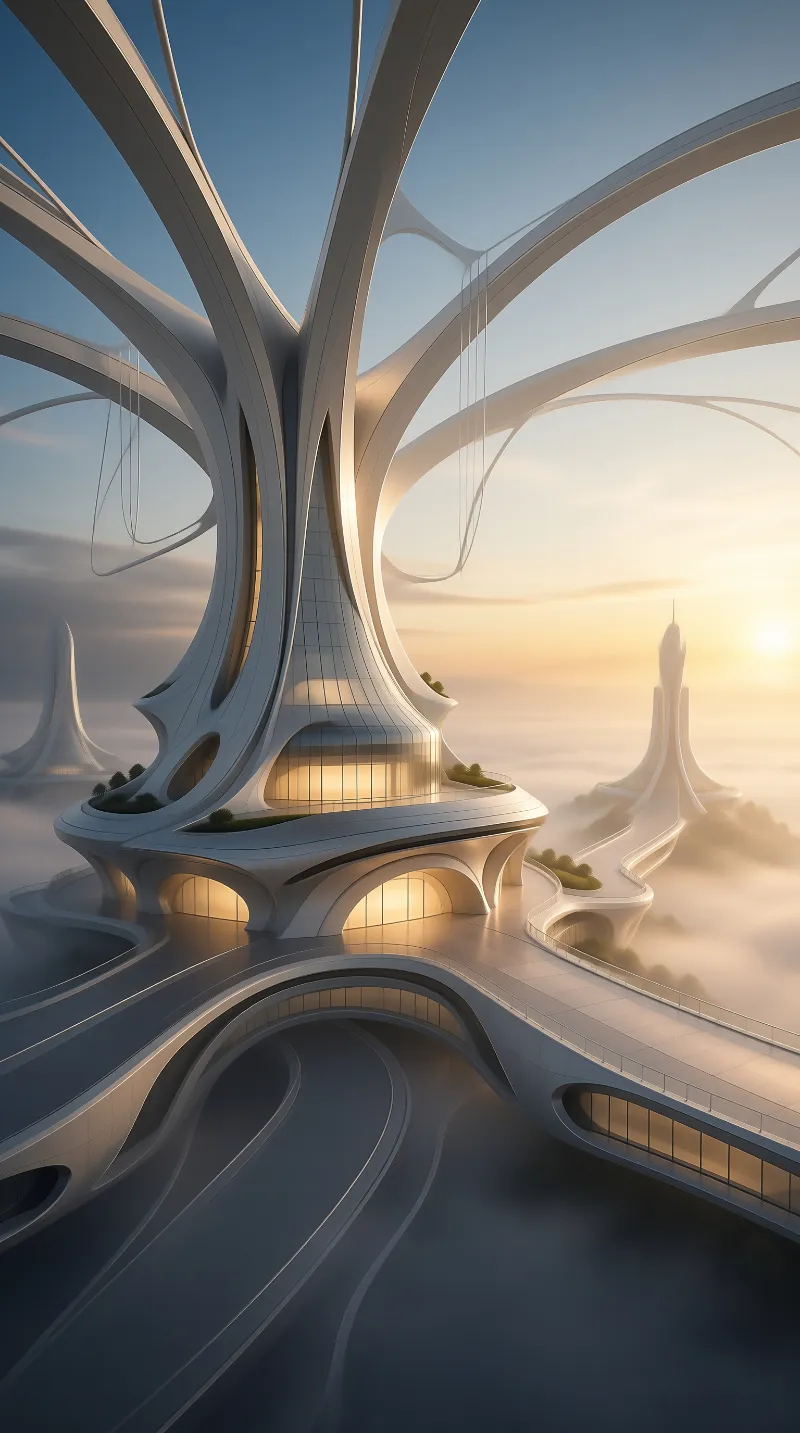 Futuristic Tree City