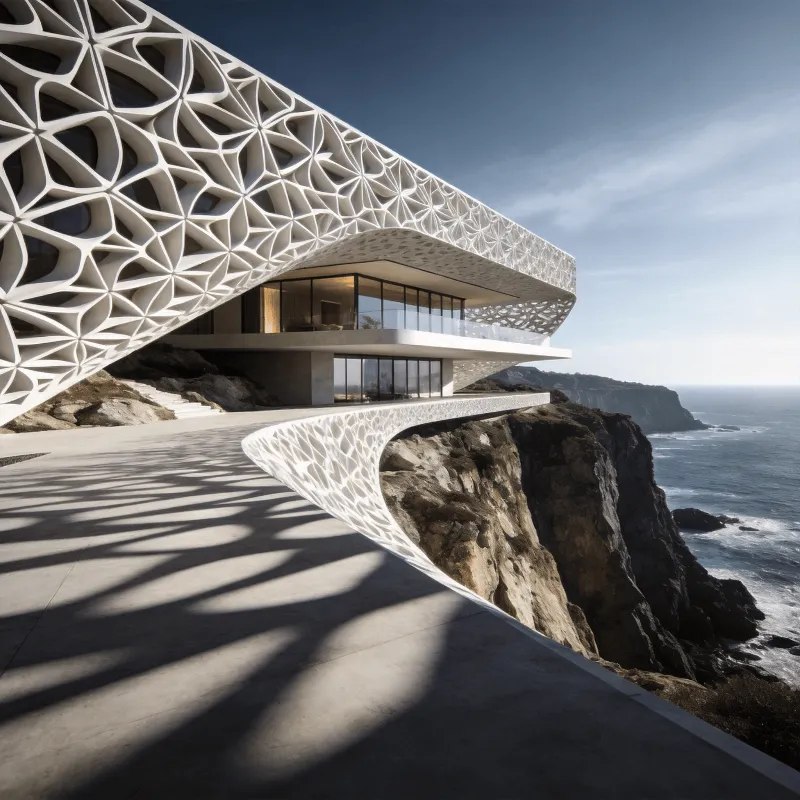Villa in Coastal cliff