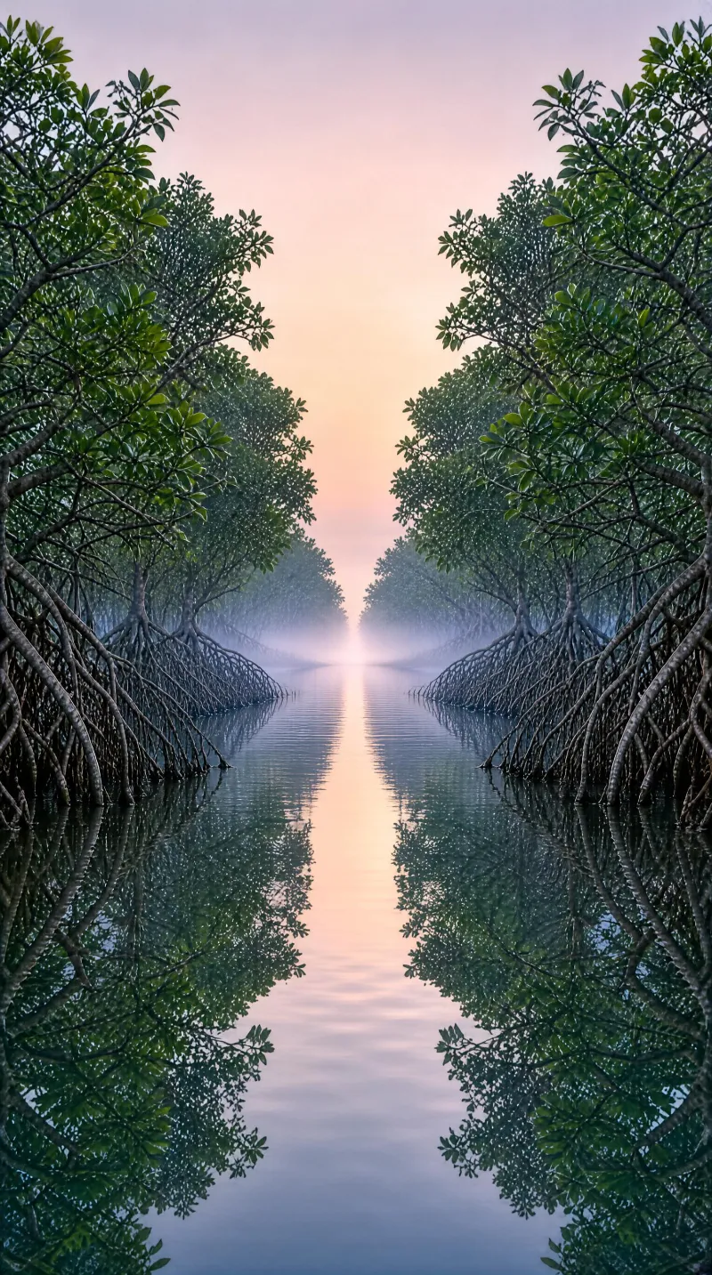 Mangrove River at Dawn