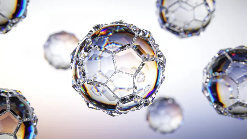 Iridescent, Crystal Floating Orb