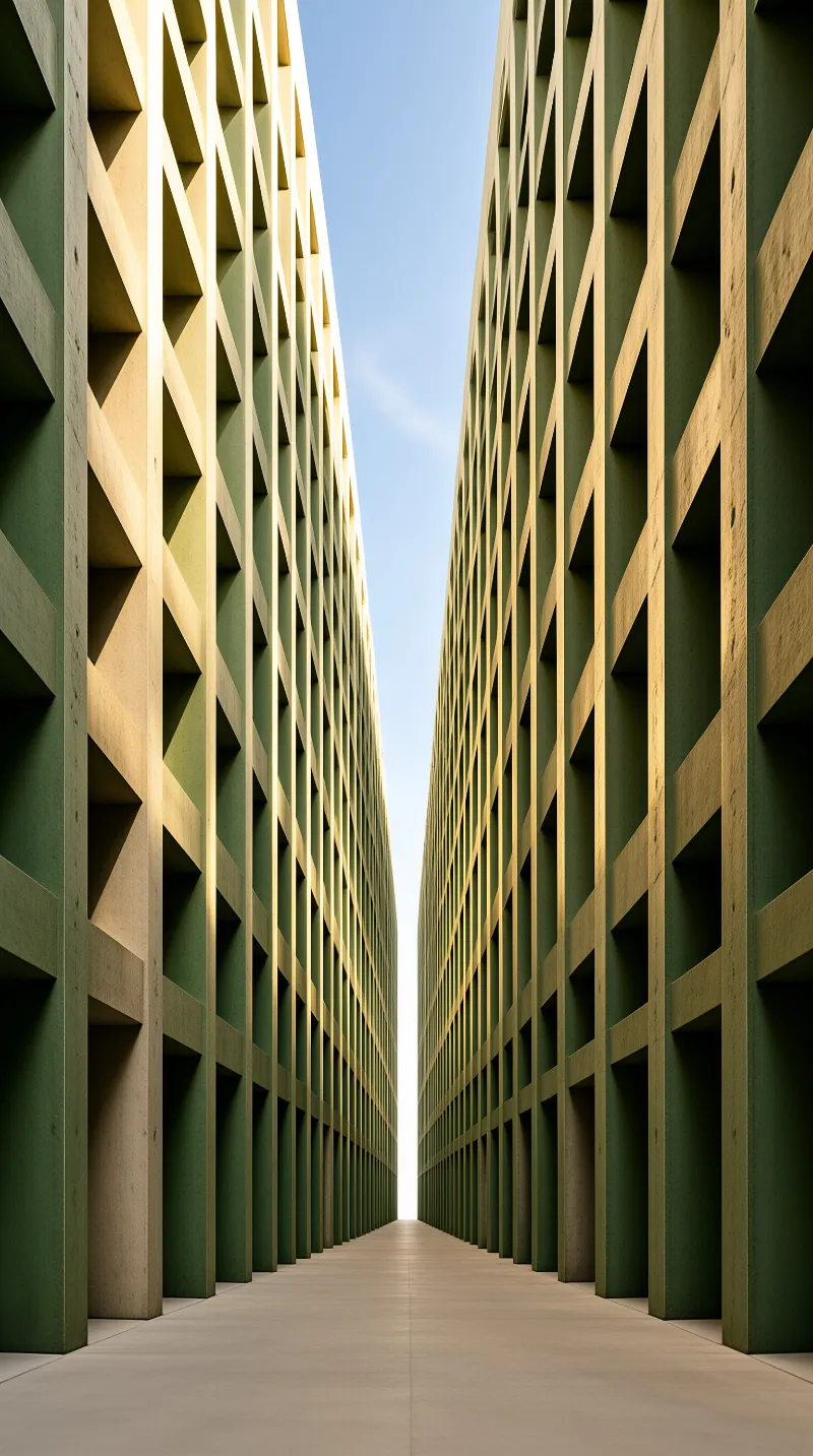 Geometric Architectural Passage