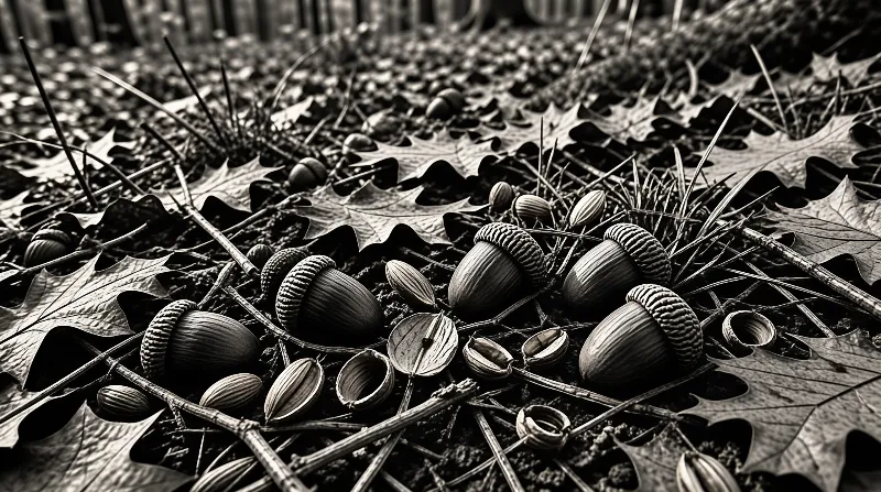 Acorns and Oak Leaves