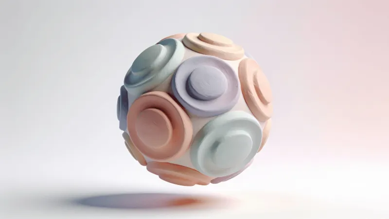 Clay, Pastel Floating Orb