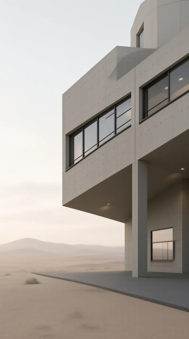 Minimalist Desert House