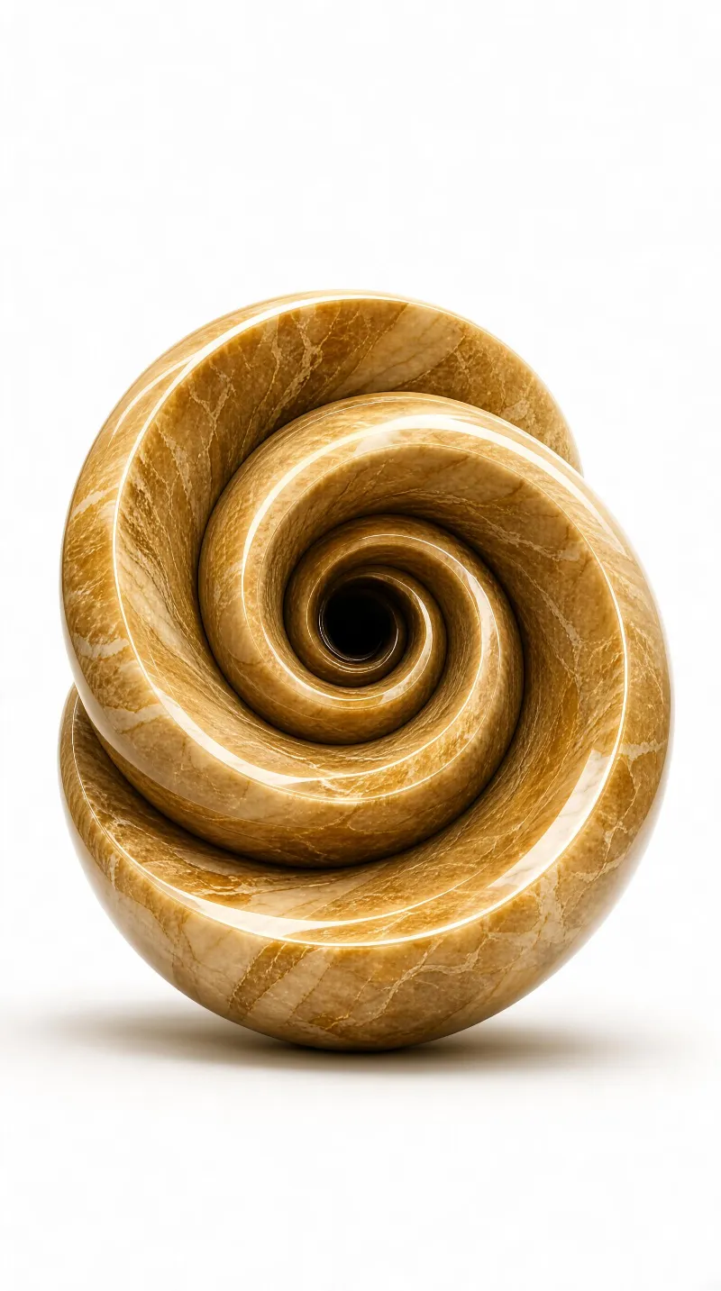 Spiral Marble Sculpture