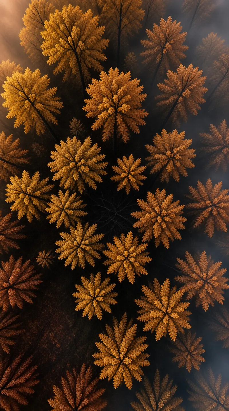 Golden Autumn Forest