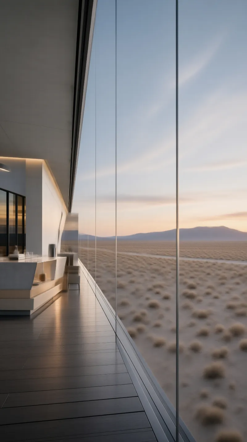 Modern Desert View Interior