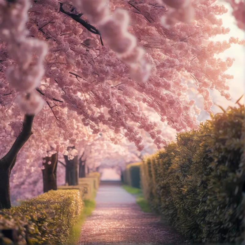 Cherry Blossom Pathway