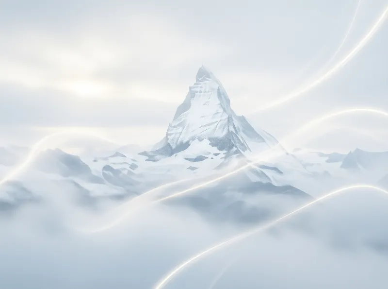 Serene Alpine Peak Landscape