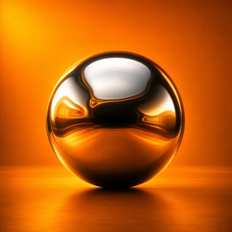 Reflective Metal Sphere