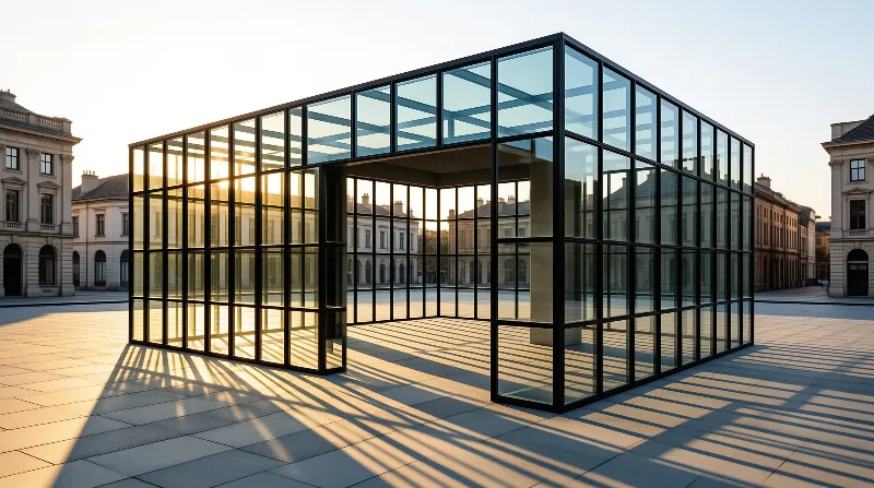 Glass Pavilion in City Square
