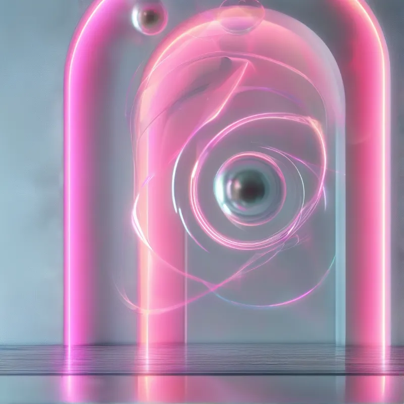 Futuristic Neon Eye