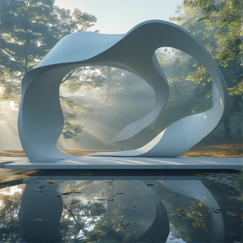 Modern Curved Structure