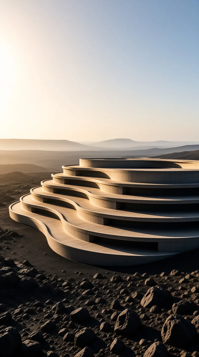 Terraced Desert Structure