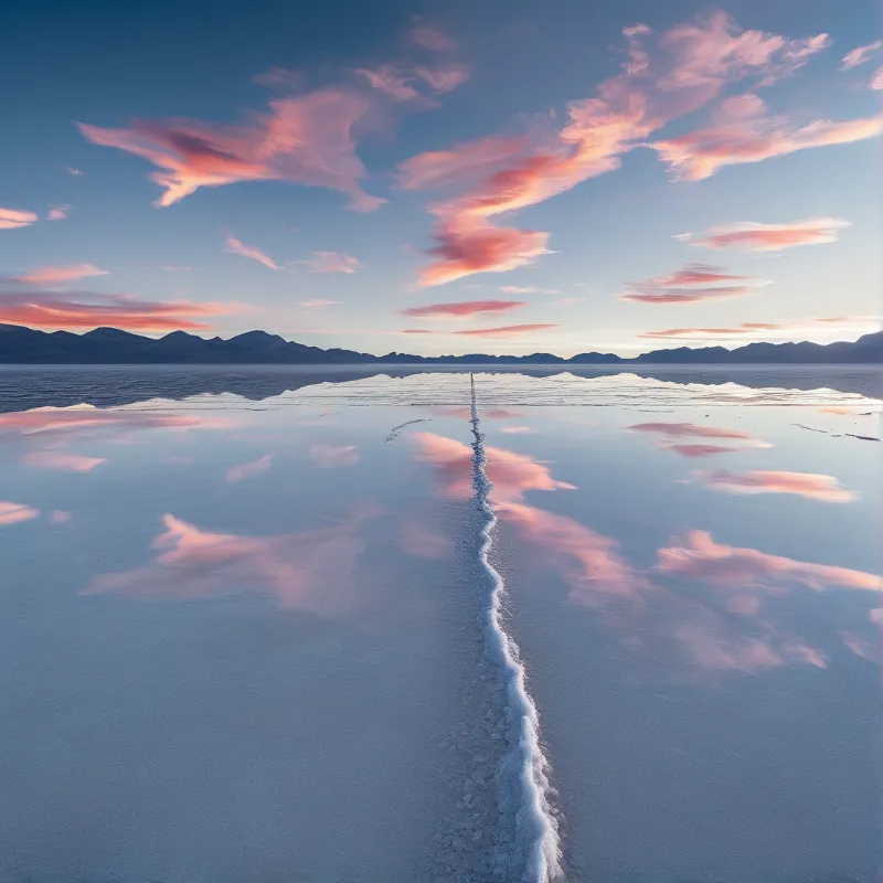 Salar Uyuni Sunset Mirror