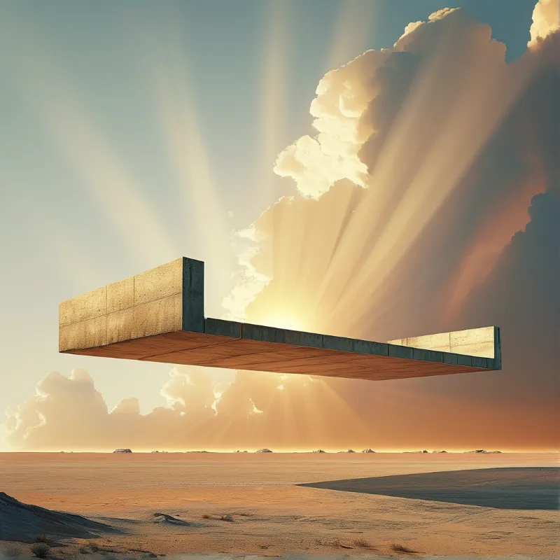 Surreal Floating Architecture