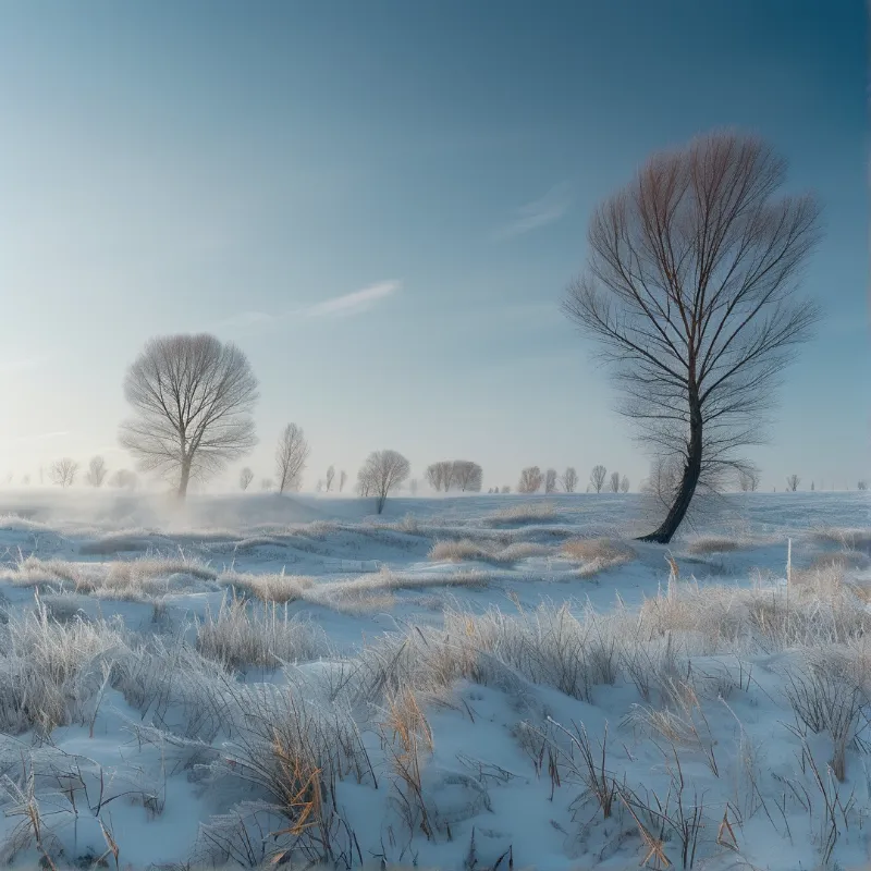 Frosty Winter Scene