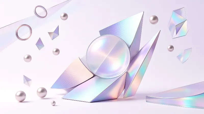 Abstract Iridescent Geometry