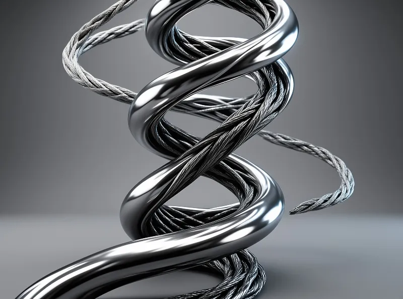 Intertwined Metallic Cables