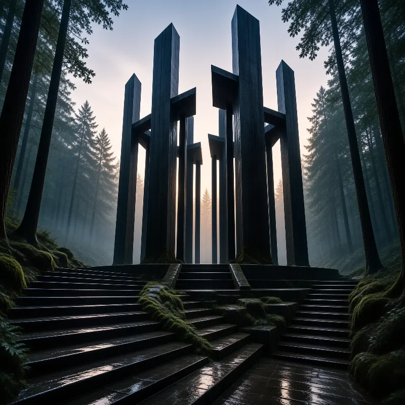 Misty Forest Monument