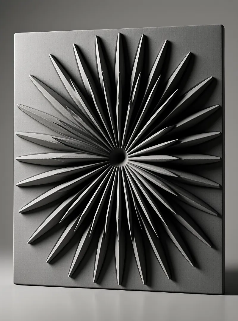 Monochrome Radial Relief