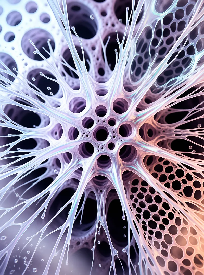 Abstract Organic Microstructure