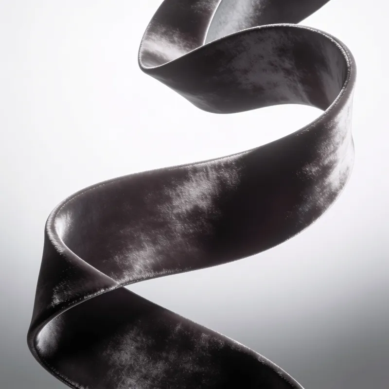 Elegant, Velvet Curved Ribbon