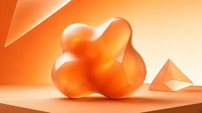 Abstract Orange Shapes